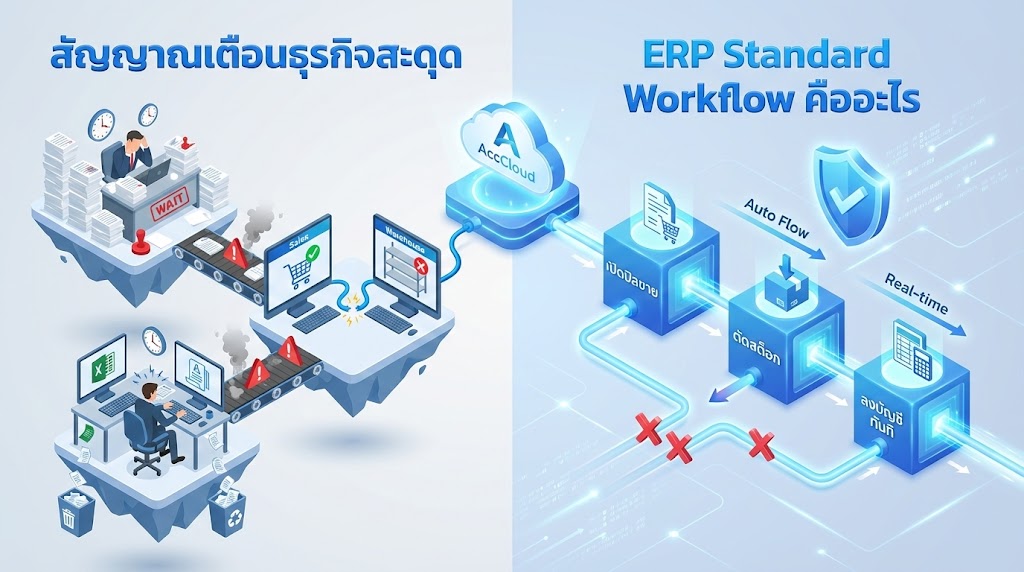 สัญญาณเตือนธุรกิจสะดุด