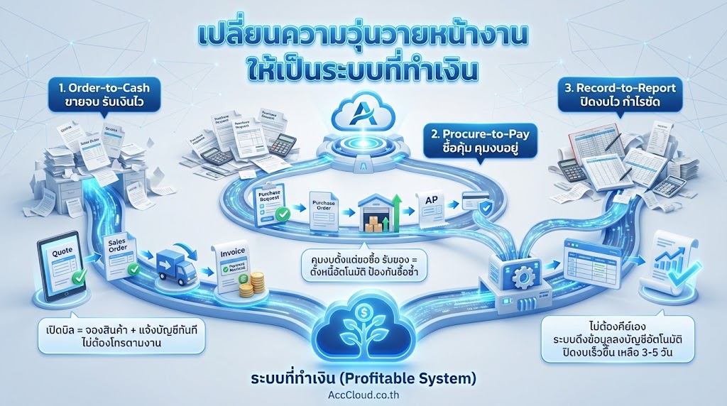 เปลี่ยนความวุ่นวายหน้างานให้เป็นระบบที่ทำเงิน