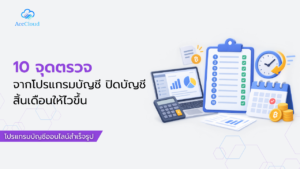 10 จุดตรวจจากโปรแกรมบัญชี
